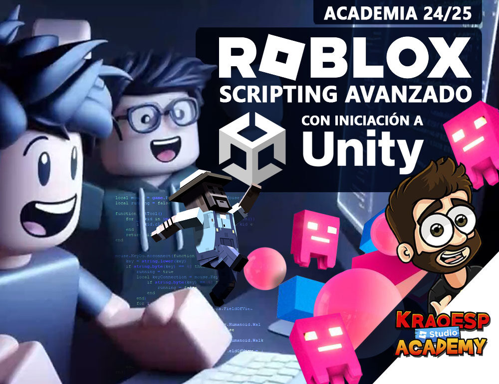 Academia Krao de Roblox Scripting Avanzado e Iniciación a Unity